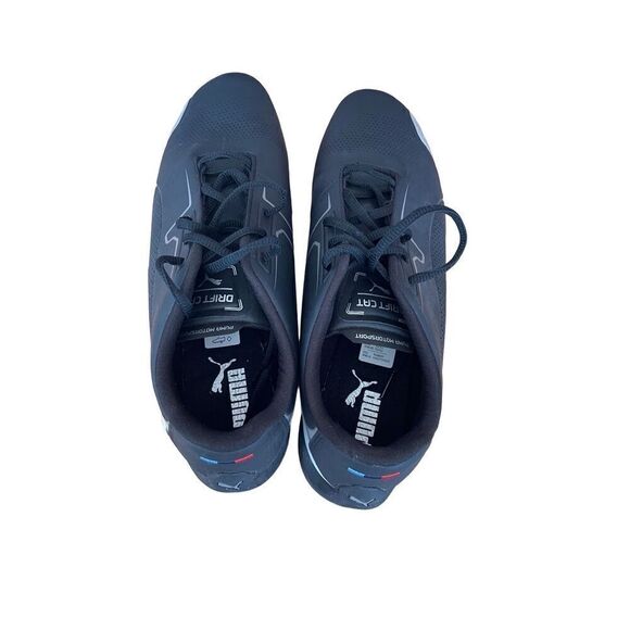 PUMA Mens Black And Silver BMW Motorsport Drift Cat 8 Motorsport Shoes Size 11 main image 7